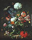 Jan Davidsz de Heem Vase of Flowers painting